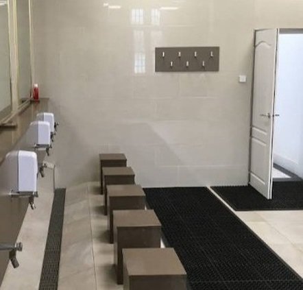 Custom Black Ablution Mat Dubai