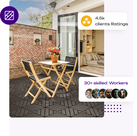 Outdoor flooring for restaurants Dubai