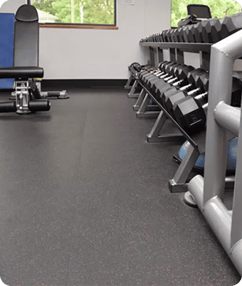 Rubber gym flooring Dubai