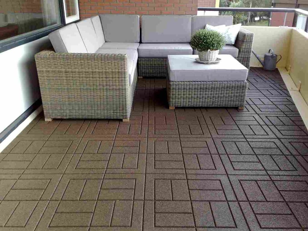 rubber flooring tile Dubai